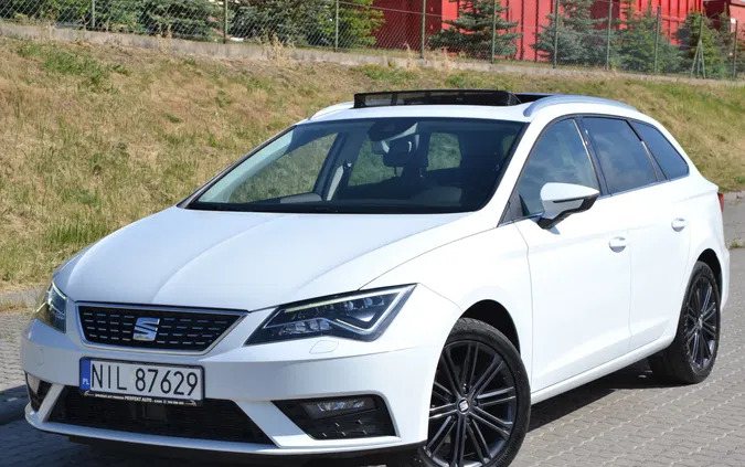 warmińsko-mazurskie Seat Leon cena 70800 przebieg: 163198, rok produkcji 2019 z Iława